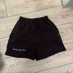 Pretty Little Thing Brown Sweat Short